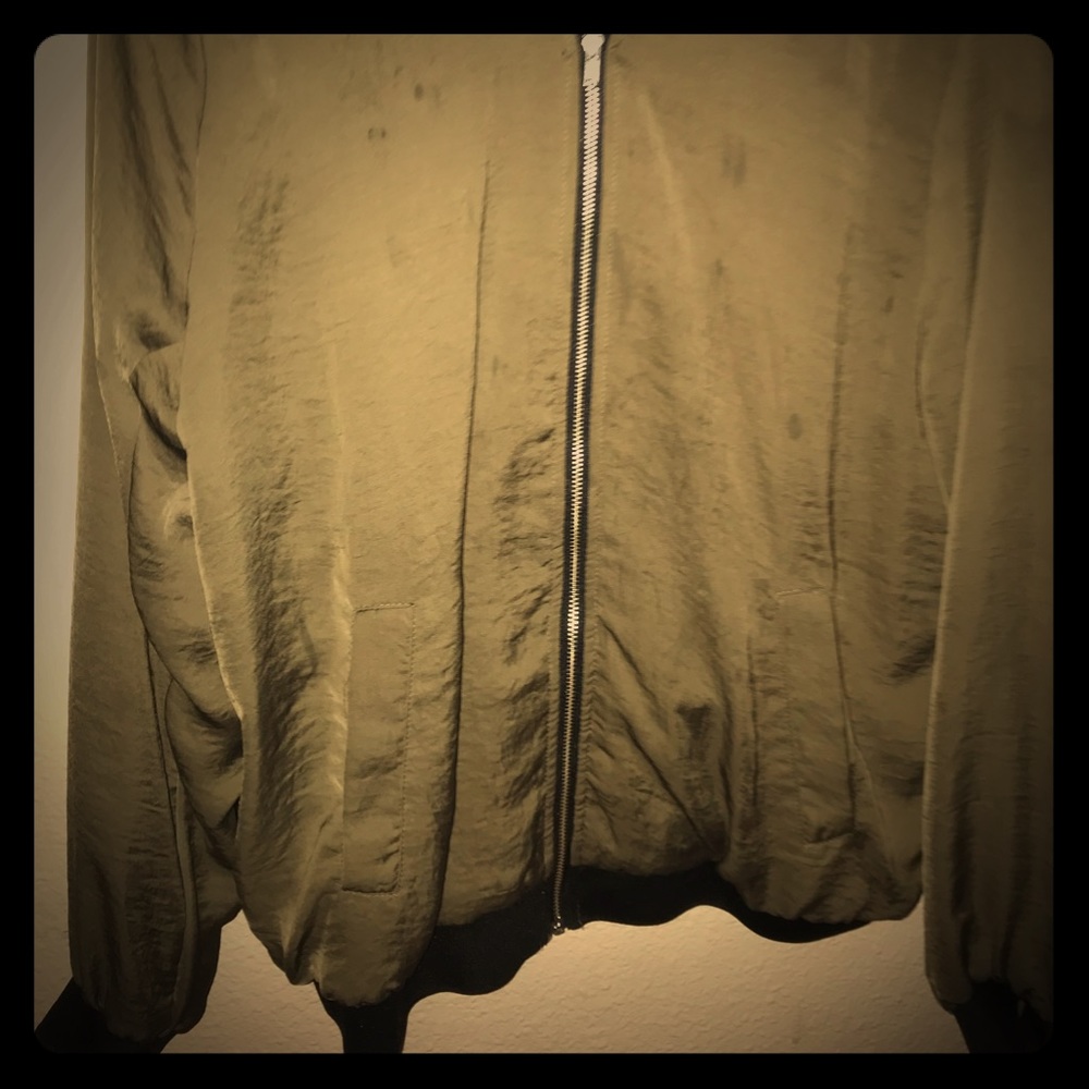 Olive green coat